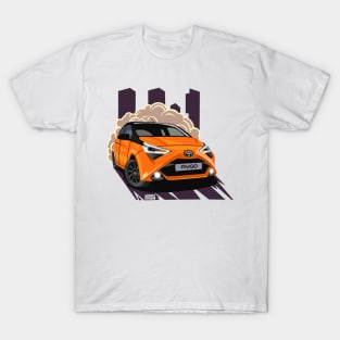 Orange Mandarin Pop Aygo x-cite T-Shirt